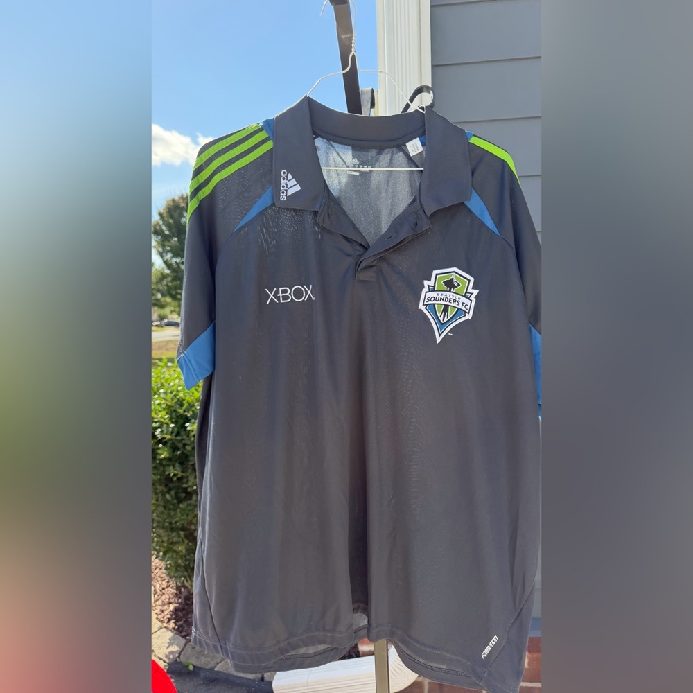 Adidas Black ClimaCool Shirt Seattle Sounders